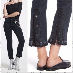 DL1961 Mara Straight Leg Snap Jeans Rye 27